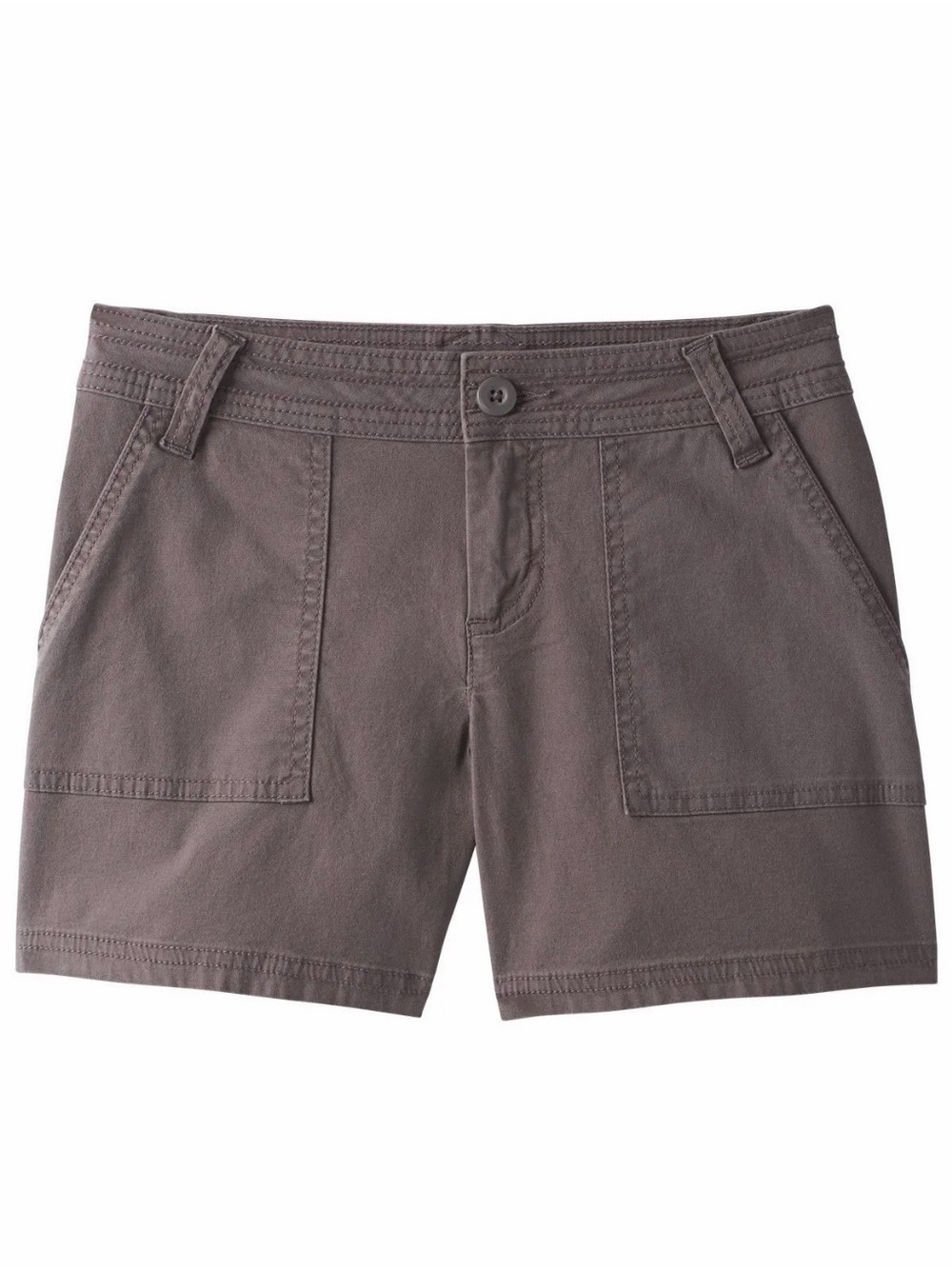 prAna Tess Organic Cotton Utility Shorts in Granite